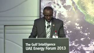 Somaliland Minister of Energy Hussein Abdi At The 4th Gulf Intelligence UAE Energy Forum 2013 [upl. by Sven738]