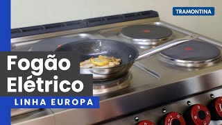 Como utilizar e limpar o Fogão Elétrico l Cozinha Profissional Europa  Tramontina [upl. by Hazlett]