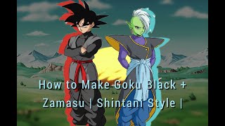 How to Make Goku Black DBS  Zamasu DBS   Shintani Style  In Dragon Ball Azure RP [upl. by Werdnaed130]