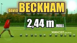 Bend it like Beckham Hakan Calhanoglu Free Kick DAVID BECKHAM FREE KICK TUTORIAL [upl. by Latsyek]