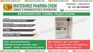 Mitomycin 10Mg Injection Leading Suppliers in India • Matoshree Pharma Chem [upl. by Ennyl656]