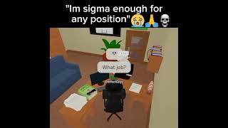 Job interview in roblox 😭 roblox memes jobinterview [upl. by Seaddon]