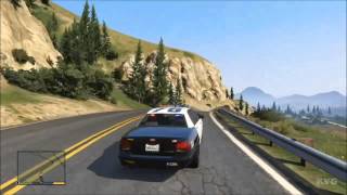 Grand Theft Auto 5  Police Car Driving Gameplay HD [upl. by Sherrer188]