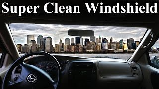 How to Super Clean the INSIDE of Your Windshield No Streaks [upl. by Moskow212]