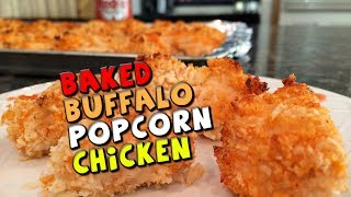 Baked Buffalo Popcorn CHICKEN Recipe Healthy [upl. by Orth]