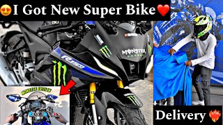 Kuttyttf  😍 I Got New Super Bike 💥  R15V4 M  Delivery ❤️  ttf kuttyttf motovlog superbike [upl. by Artenek772]