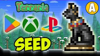 Terraria how to get BAST STATUE fast SEED 14495 Android XBOX One PS 4 Switch 5 DEFENSE [upl. by Ettigdirb163]