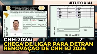 CNH RENOVAÇÃO DA HABILITAÇÃO RIO DE JANEIRO  RJ 2024 SEM AGENDAMENTO TUDO ONLINE PERDEU O DUDA [upl. by Calhoun]