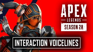 All New Interaction Voicelines Between Everyone in Apex Legends Season 20 [upl. by Ashla]