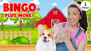 Bingo  More Nursery Rhymes amp Kids Songs  Ms Rachel [upl. by Karli]