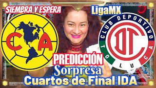 América Vs Toluca Cuartos de Final IDA Liga Mexicana ligamx pronosticos prediccionesdeportivas [upl. by Walt9]