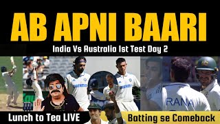 ALL EYES ON INDIAN BATTING NOW 🙏 Starc Played Crucial Role  India Vs Australia 1st Test Perth Day2 [upl. by Drucilla303]