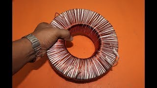 how to make transformer how to make toroidal transformer transformer making electronics [upl. by Rj]