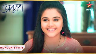 Anupama  Episode 1133  Highlights  Shahs karenge Pari ka birthday dhoomdhaam se celebrate [upl. by Arathorn]