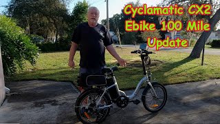 Cyclamatic CX2 Ebike 100 Mile Update [upl. by Eila]