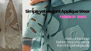 Applique design Dresses [upl. by Lynett]