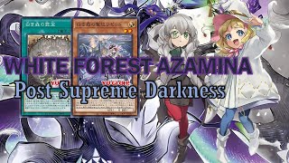 NEW WHITE FOREST AZAMINA deck Oct2024  Post Supreme Darkness [upl. by Mccandless]