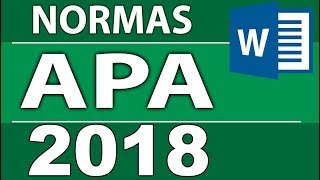 Normas APA 2018  6ta sexta edición para tesis monografías informes [upl. by Holman]