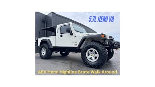 2005 AEV Highline 57L Hemi Brute Walk Around [upl. by Terrill]