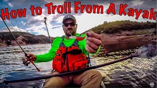 How to Troll From a Kayak  Just The Tip [upl. by Annawat935]