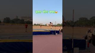 High jump u14 boy😱trackathlete olympicsport hardwork trackandfield athletics shortsvideo [upl. by Naeloj]