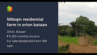 500sqm residential farm in orion bataan [upl. by Jaine]