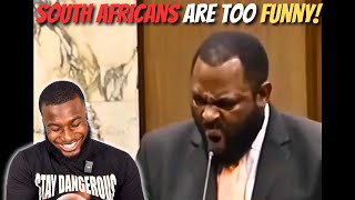 Black Americans React To South African Parliament Funny Moments [upl. by Sauder]