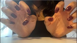 asmr relaxing fall nail care routine [upl. by Noseaj]