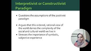 Research Paradigm and Approaches Types of research paradigms  3 [upl. by Aliuqaj]