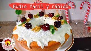 Budín RÁPIDO Y FÁCIL con cerezas y chocolate blanco [upl. by Enirbas]