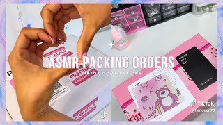 ASMR Packing Orders TikTok Compilation📦💕6 [upl. by Adai]