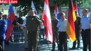 60éme Rassemblement International Militaire Protestant 26 juin 2011 Anduze GARD [upl. by Norrab]