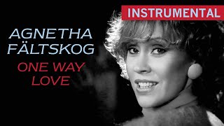 Agnetha Fältskog ABBA  One Way Love Instrumental [upl. by Kushner]