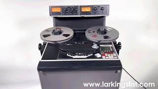 Ampex ATR 102 Stereo Half Inch 1125 mm Mastering Machine [upl. by Tacklind78]