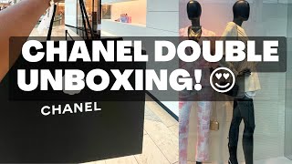 CHANEL DOUBLE UNBOXING  CHANEL 23A amp CHANEL SALE  😍 [upl. by Lraed]