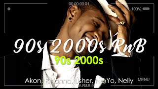 Best of RampB Classics 90s amp 2000s  Old School RampB Music Ever 🎶 Akon Rihanna Usher Ne Yo Nelly [upl. by Ertnom]