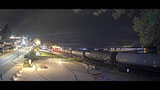 Early morning BNSF freight through White Rock 21 Oct 2024 [upl. by Wiley]