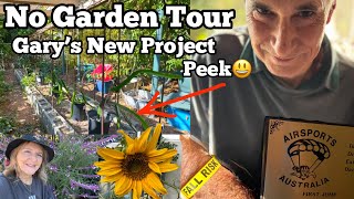 NO Garden Tour Walkabout Gary’s Wild Vegetables Gardening Tips Quick Hose Repair Surgery Update [upl. by Thedric]