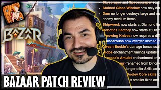 BAZAAR BALANCE PATCH NOTES  Kripp Reviews [upl. by Livi]