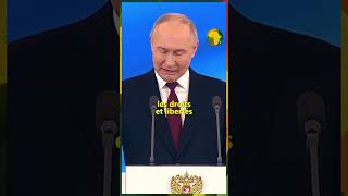 Cérémonie dinvestiture Vladimir Poutine prête serment [upl. by Jairia]