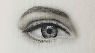 Airbrushed Eye No Sketching or Stencils 100 freehand [upl. by Anihc]