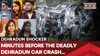 Dehradun Car Accident Attempt To Overtake BMW Driving Over 120 Kmph Minutes Before Deadly Crash [upl. by Shult]