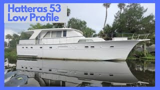 EP 63 Hatteras 53 Low Profile Motor Yacht 1974 [upl. by Anairuy]