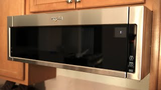 Installing A Whirlpool Low Profile Microwave Over The Range WML55011HS [upl. by Enitsirt308]