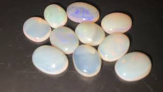 Australian Coober Pedy Opal 10 Pc 1555 Carat G1184 [upl. by Barbara-Anne]