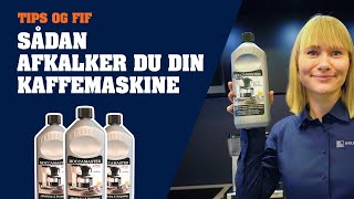 Afkalkning af Kaffemaskine  Sådan afkalker du kaffemaskinen  Test  review [upl. by Lerraf]