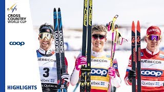 Highlights  Majestic Klæbo ends season in style  Mens Pursuit  Quèbec  FIS Cross Country [upl. by Aeriel]