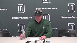 Press Conference Dartmouth Football after Princeton Nov 3 2023 [upl. by Moria991]