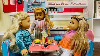 American Girl 1950s Diner for Maryellen [upl. by Mathre]