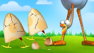 Gazoon EggShaped  Funny Animals Cartoons by HooplaKidz TV [upl. by Nairdad242]